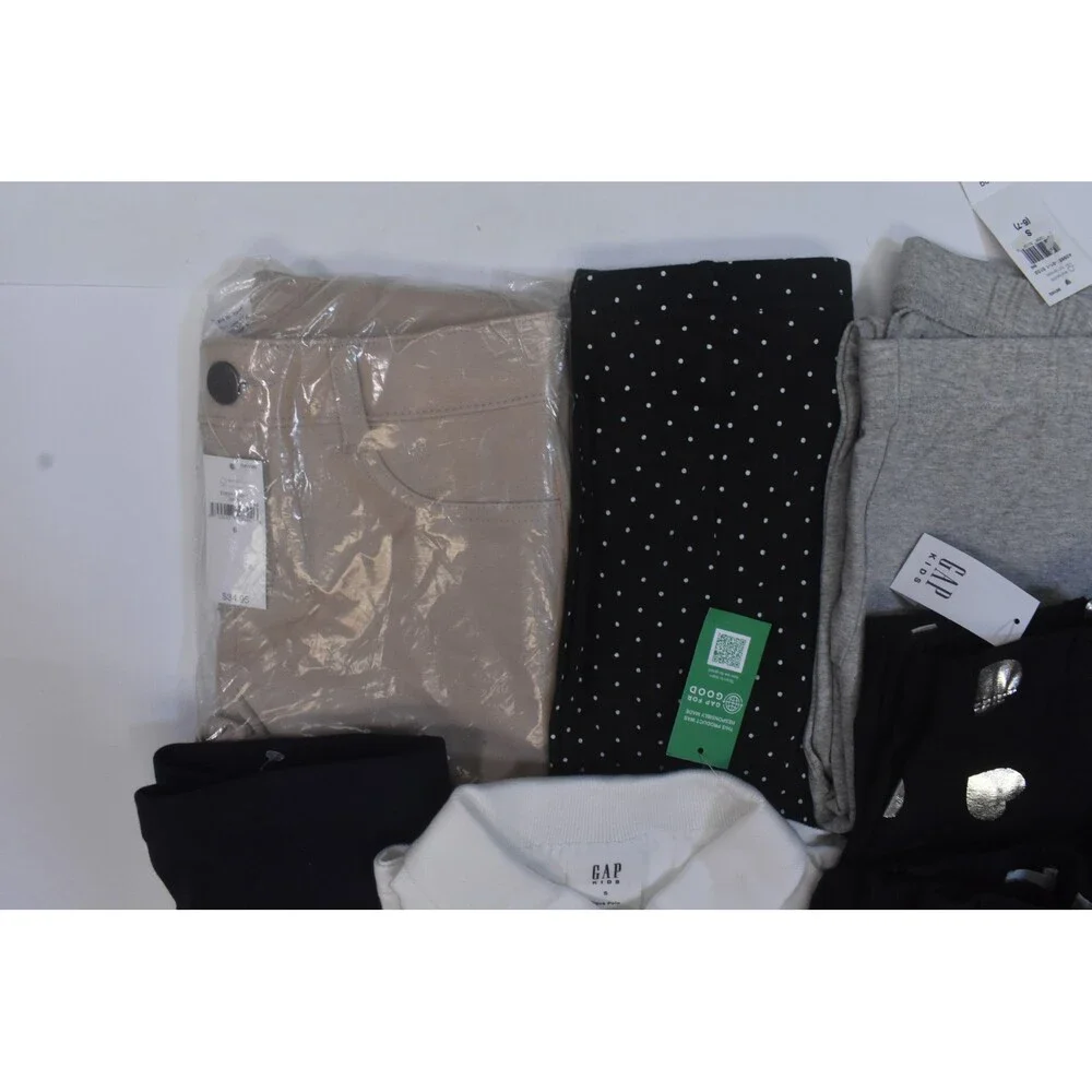 Gap Bulk Lot Of 8 Girls Size Small 6/7 Mixed Season Tops Bottoms Leggings